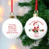 My First Christmas China Santa Christmas Tree BaubleBG-1161 -Santa Gifts Shop BG 1161
