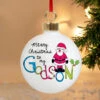 Exclusive Godson Personalised Christmas Tree BaubleBG-1959 -Santa Gifts Shop BG 1959