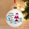 Personalised Godfather China Christmas Tree BaubleBG-1961 -Santa Gifts Shop BG 1961