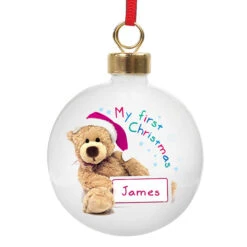 My First Christmas Teddy BaubleBG-3391 8 My First Christmas Teddy BaubleBG-3391 -Santa Gifts Shop BG 33910002