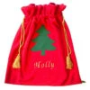 Personalised Red Fleece Child's Christmas Santa SackBG-418
