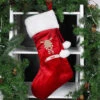 Personalised Retro Reindeer Christmas StockingBG-4958 -Santa Gifts Shop BG 4958