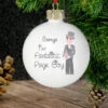 Personalised Our Fantastic Page Boy Christmas Tree BaubleBG-5299 -Santa Gifts Shop BG 5299