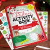 Personalised Christmas Activity Book With StickersBG-5417 -Santa Gifts Shop BG 5417