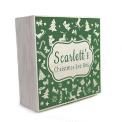 Personalised Christmas Eve Box With Festive Pattern LargeBG-5511 8 Personalised Christmas Eve Box With Festive Pattern LargeBG-5511 -Santa Gifts Shop BG 55110005