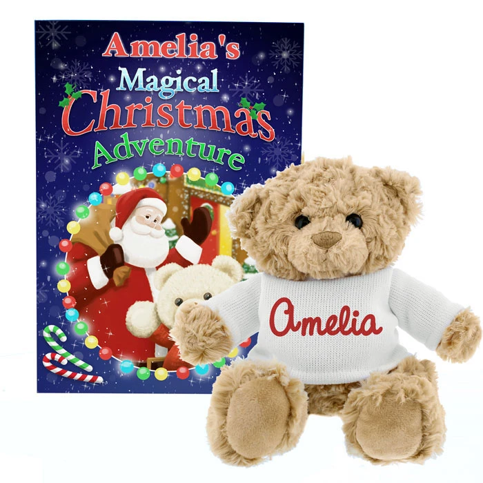 Personalised Magical Christmas Book And Personalised TeddyBG-5996 7 Personalised Magical Christmas Book And Personalised TeddyBG-5996 - Image 5