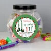 Children's Personalised Elf Surveillance Christmas Sweet JarBG-6508