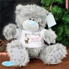 Personalised Tatty Teddy Christmas Bear In Reindeer T ShirtBG-6561 -Santa Gifts Shop BG 6561