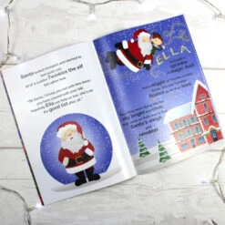 Personalised Girl's It's Christmas Story Book GiftBG-6575 -Santa Gifts Shop BG 65750004