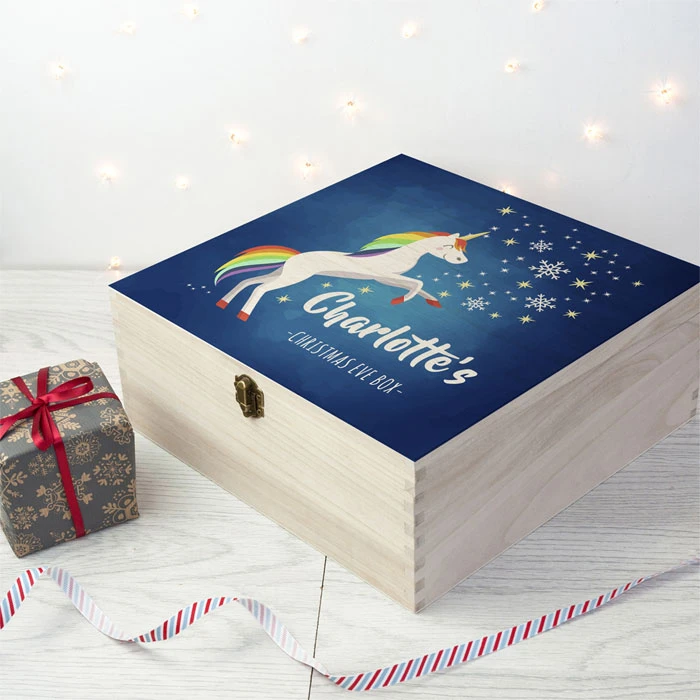 Personalised Rainbow Unicorn Christmas Eve BoxBG-6601 4 Personalised Rainbow Unicorn Christmas Eve BoxBG-6601 - Image 2