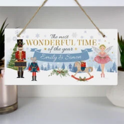 Personalised Nutcracker Wooden Christmas Sign DecorationBG-6993 9 Personalised Nutcracker Wooden Christmas Sign DecorationBG-6993 -Santa Gifts Shop BG 69930003