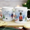 Personalised Childrens Ceramic Nutcracker Christmas Gift MugBG-6997