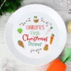 Personalised First Christmas Dinner Plastic Baby PlateBG-6999 -Santa Gifts Shop BG 6999