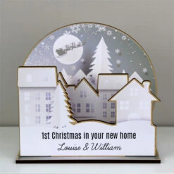 Personalised Make Your Own Town 3D Christmas Decoration KitBG-7622 10 Personalised Make Your Own Town 3D Christmas Decoration KitBG-7622 -Santa Gifts Shop BG 76220002