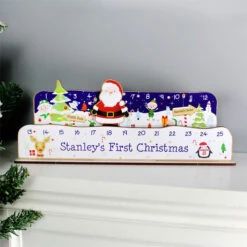 Personalised Make Your Own Santa Christmas Advent CountdownBG-7623