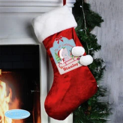 Personalised Tiny Tatty Teddy 1st Christmas Luxury StockingBG-7640 8 Personalised Tiny Tatty Teddy 1st Christmas Luxury StockingBG-7640 -Santa Gifts Shop BG 76400002