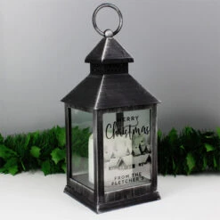 Personalised Christmas Rustic Black LanternBG-7642 9 Personalised Christmas Rustic Black LanternBG-7642 -Santa Gifts Shop BG 76420003