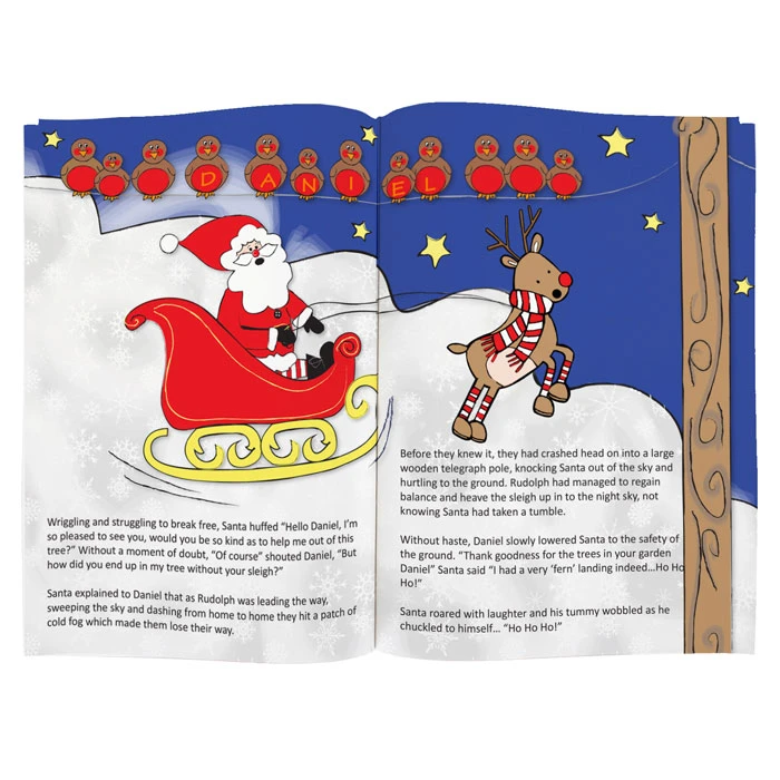 Personalised 'It's Christmas' Girl's Fairy Story BookBG-7650 5 Personalised 'It's Christmas' Girl's Fairy Story BookBG-7650 - Image 3