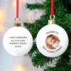 Personalised Photo Christmas Tree BaubleBG-7688 -Santa Gifts Shop BG 7688