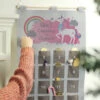 Girl's Personalised Silver Christmas Unicorn Advent CalendarBG-7812