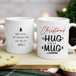 Personalised Christmas Hug MugBG-7825 -Santa Gifts Shop BG 78250002
