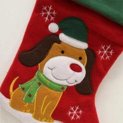 Luxury Personalised Pet Dog Christmas StockingBG-7830 -Santa Gifts Shop BG 78300002
