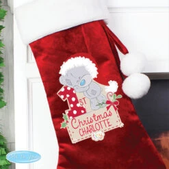 Personalised Tiny Tatty Teddy My 1st Christmas StockingBG-8429 -Santa Gifts Shop BG 84290002