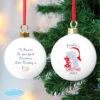 Personalised Tiny Tatty Teddy My 1st Christmas BaubleBG-8435 -Santa Gifts Shop BG 8435