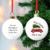 Personalised Driving Home For Christmas Tree BaubleBG-8504 2 Personalised Driving Home For Christmas Tree BaubleBG-8504 -Santa Gifts Shop BG 8504