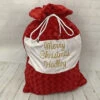 Personalised Plush Christmas Sack - Red, Grey Or WhiteBG-8521 -Santa Gifts Shop BG 8521