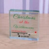 Personalised Glass Token With Christmas Music PlaylistBG-8564 -Santa Gifts Shop BG 8564