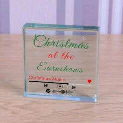 Personalised Glass Token With Christmas Music PlaylistBG-8564 7 Personalised Glass Token With Christmas Music PlaylistBG-8564 -Santa Gifts Shop BG 85640002