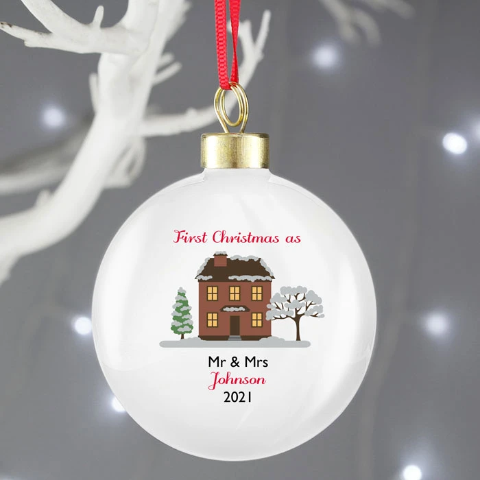 Personalised Cosy Christmas China Tree BaubleBG-8578 5 Personalised Cosy Christmas China Tree BaubleBG-8578 - Image 3