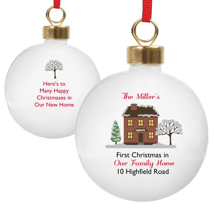 Personalised Cosy Christmas China Tree BaubleBG-8578 6 Personalised Cosy Christmas China Tree BaubleBG-8578 - Image 4