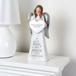Personalised Christmas Angel OrnamentBG-8581 8 Personalised Christmas Angel OrnamentBG-8581 -Santa Gifts Shop BG 85810002