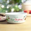 Personalised 1st Christmas Dinner Plastic BowlBG-8837 -Santa Gifts Shop BG 8837