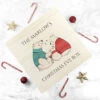 Personalised Polar Bear Family Wooden Christmas Eve BoxBG-8882 -Santa Gifts Shop BG 8882