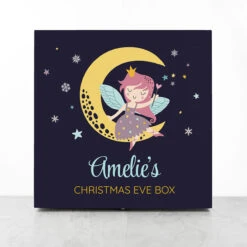 Girl's Personalised Wooden Fairy Christmas Eve BoxBG-8885 -Santa Gifts Shop BG 88850004