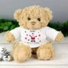 Personalised Christmas Teddy Bear In Santa JumperBG-8901 -Santa Gifts Shop BG 8901
