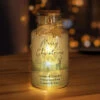 Personalised Merry Christmas LED Glass Jar DecorationBG-9364 -Santa Gifts Shop BG 9364