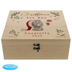 Personalised Tiny Tatty Teddy Wooden Christmas Eve BoxBG-9371 9 Personalised Tiny Tatty Teddy Wooden Christmas Eve BoxBG-9371 -Santa Gifts Shop BG 93710003