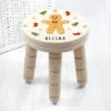 Personalised Christmas Gingerbread Man Wooden StoolBG-9389
