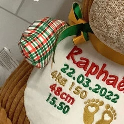 Personalised Cubbies Tartan Reindeer Christmas TeddyBG-9392 10 Personalised Cubbies Tartan Reindeer Christmas TeddyBG-9392 -Santa Gifts Shop BG 93920003