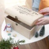 Personalised Wooden Christmas Eve BoxBG-9447 -Santa Gifts Shop BG 9447