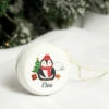 Personalised Christmas Penguin White Wooden Yoyo ToyBG-9453 1 Personalised Christmas Penguin White Wooden Yoyo ToyBG-9453 -Santa Gifts Shop BG 9453